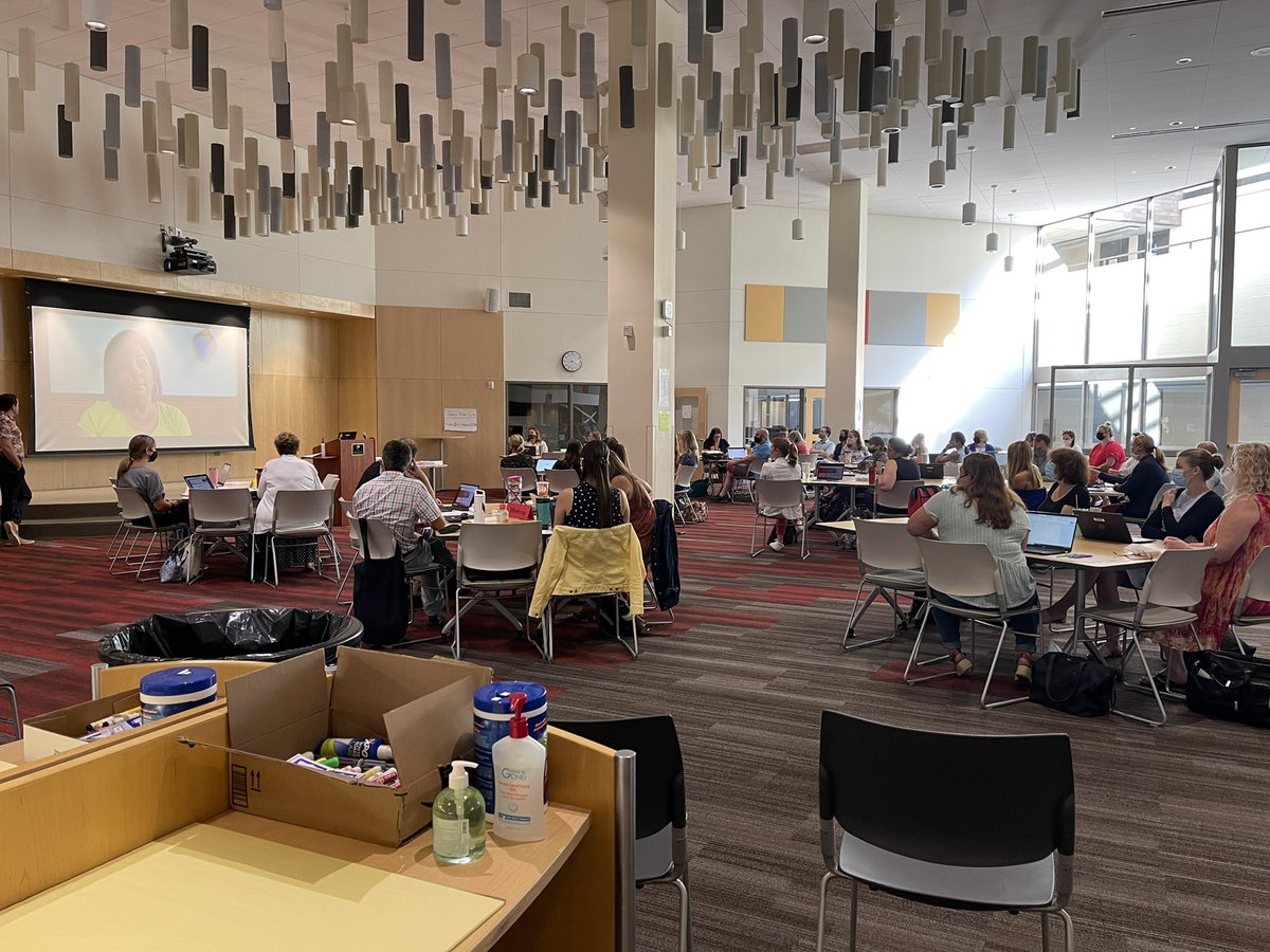 Look at all of those amazing <a href="/MelrosePS/">MelrosePublicSchools</a> educators that are ready to dig deeper into #PBIS today!  So proud to work alongside all of you.