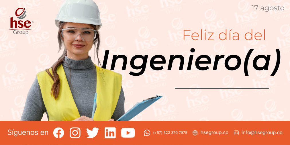 hsegroupsas's tweet photo. ¡Saludamos a todos nuestros empleados, clientes y proveedores en el #diadelingeniero! 🤗 Porque día a día usan su creatividad, conocimientos e ingenio para mejorar el mundo. 🙌🏽🌎
👷 Etiqueta a tu ingeniero favorito.
#HSEGroup #xpsafetysystems #colombia #felizmartes #17deagosto https://t.co/8T04aDSoJT