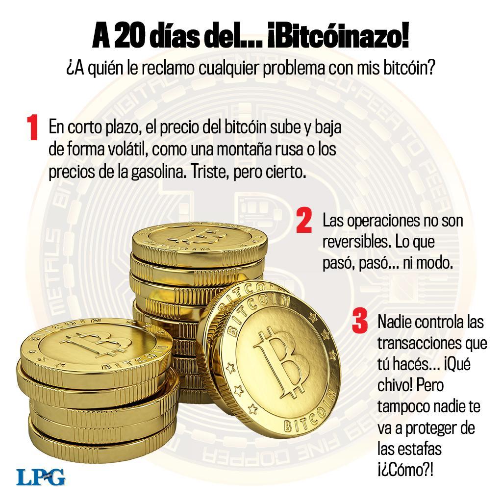 A quién podrás reclamarle si tenés algún problema con el bitcóin?