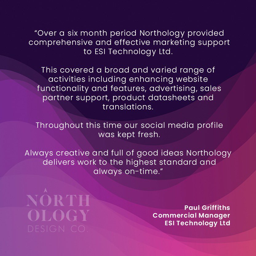 northologist's tweet image. Great review! Thank you @ESITechnology! 

#Marketing #graphicdesign #marketingreview #graphicdesignreview #socialmediamanager #websdesign #content #copywriting