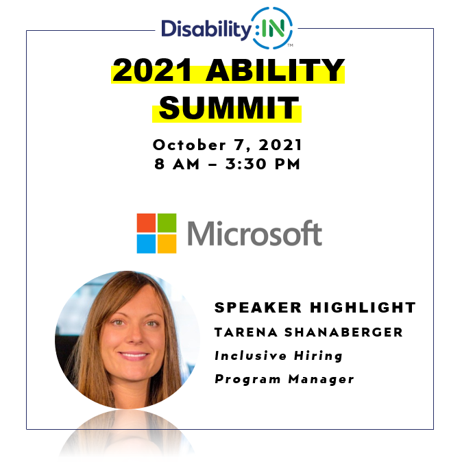 We are excited to have Tarena Shanaberger, Inclusive Hiring Program Manager at <a href="/Microsoft/">Microsoft</a> join us! Tarena will be sharing lots of tips and tricks you can apply to promote #diversity and #inclusion in the #recruiting process! REGISTER TODAY!

buff.ly/2VQuT0j