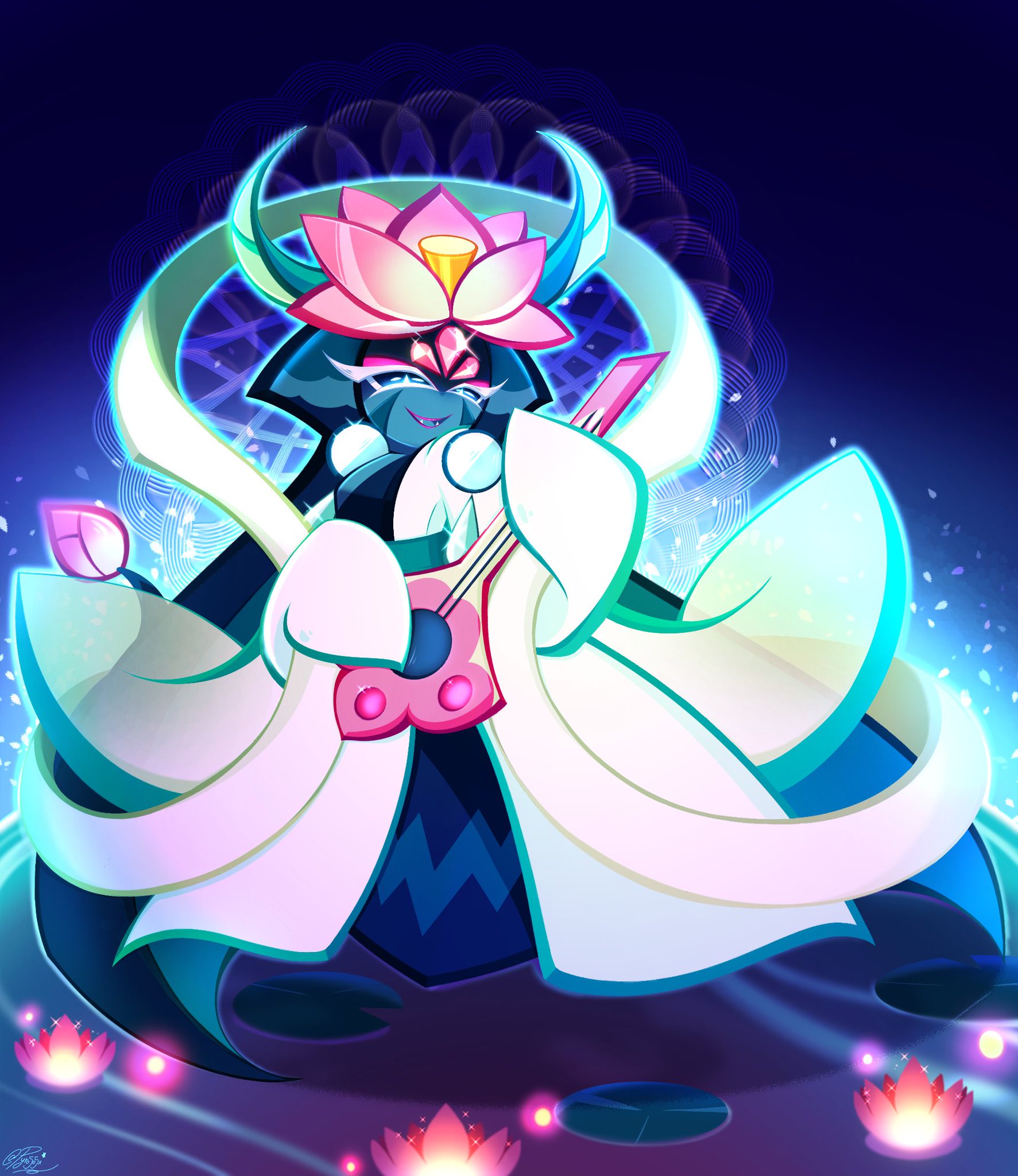 🔥Pyro5o5x🔥 🌟 on Twitter "🍪🐉🌸Lotus Dragon Cookie 🌸🐉🍪 🔷️🔹️The Blue