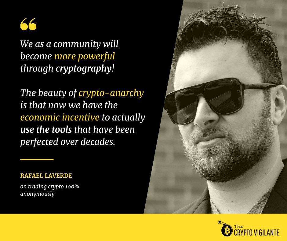 Discover greater financial freedom through #technology. 

Over the coming years, we plan on fortifying our community cryptographically. Eventually, we foresee a future wherein which we develop our own interconnected Web of Trust (WoT).
– <a href="/vamosvigilante/">Rafael LaVerde</a>

#crypto #FinancialFreedom