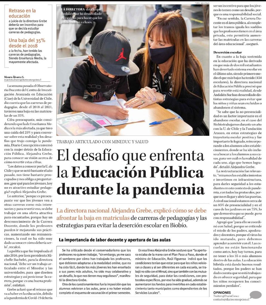 Dirección de Educación Pública de Chile (DEP) tweet media