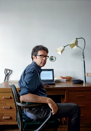 Happy birthday to Jonathan Franzen! Quick question why do you have a shovel in your office 