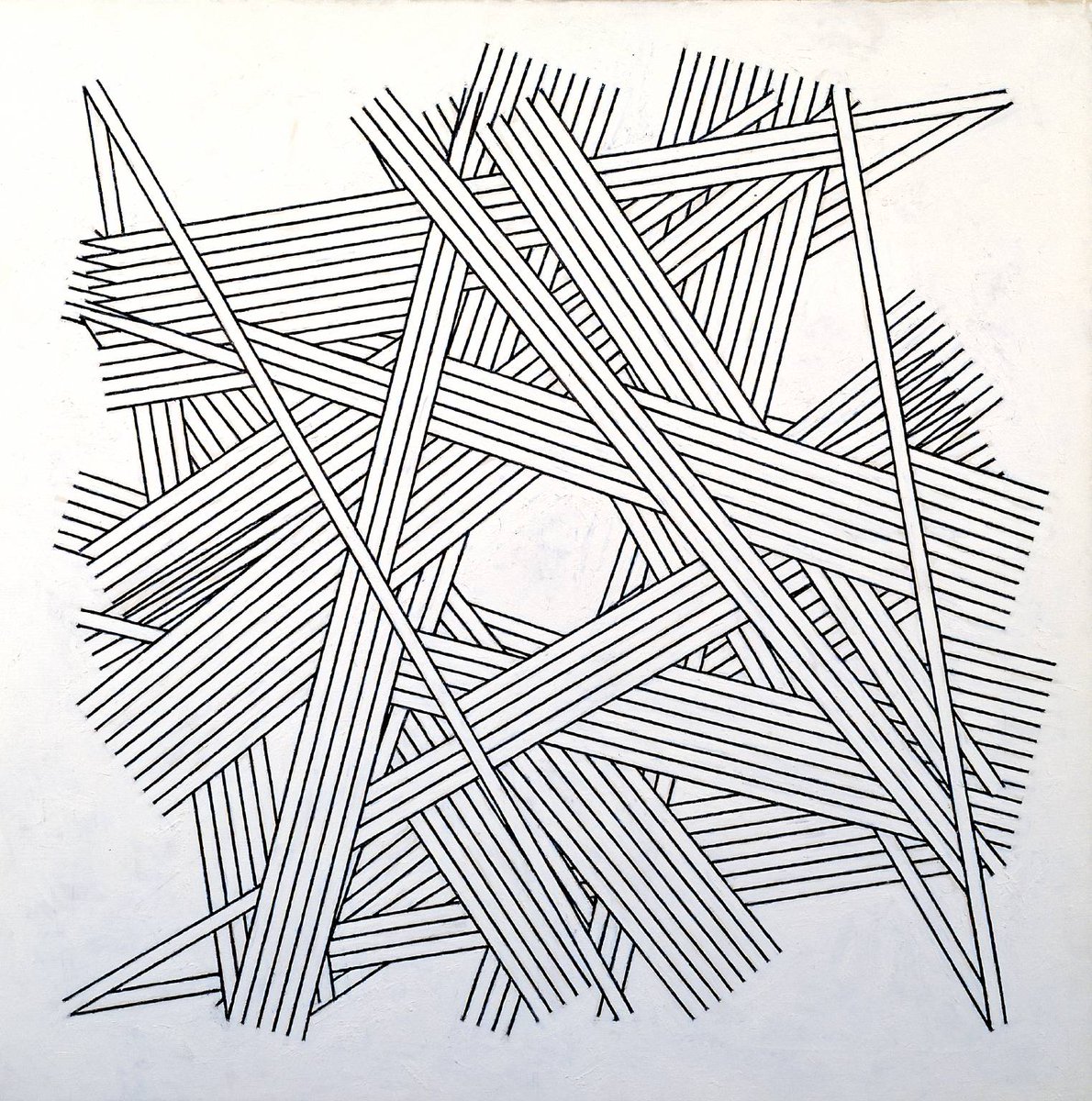 TateArtBot's tweet photo. Kenneth Martin, Chance, Order, Change 6 (Black), 1978 https://t.co/HUnu2T9WPk #museumarchive #kennethmartin https://t.co/Wk5UoQEm5V