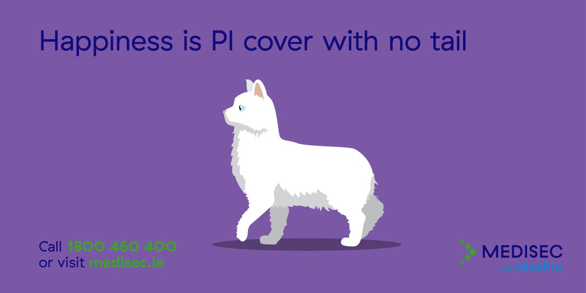 MedisecIreland's tweet photo. Newly qualified GPs, talk to us about your professional indemnity insurance - outstanding occurrence cover 😀 - with no need for tail cover.
Giving you the flexibility during your career to take a break without needing tail or run-off cover.
#welookafteryou
#notail
#Medisec https://t.co/EfuFqFUkbh