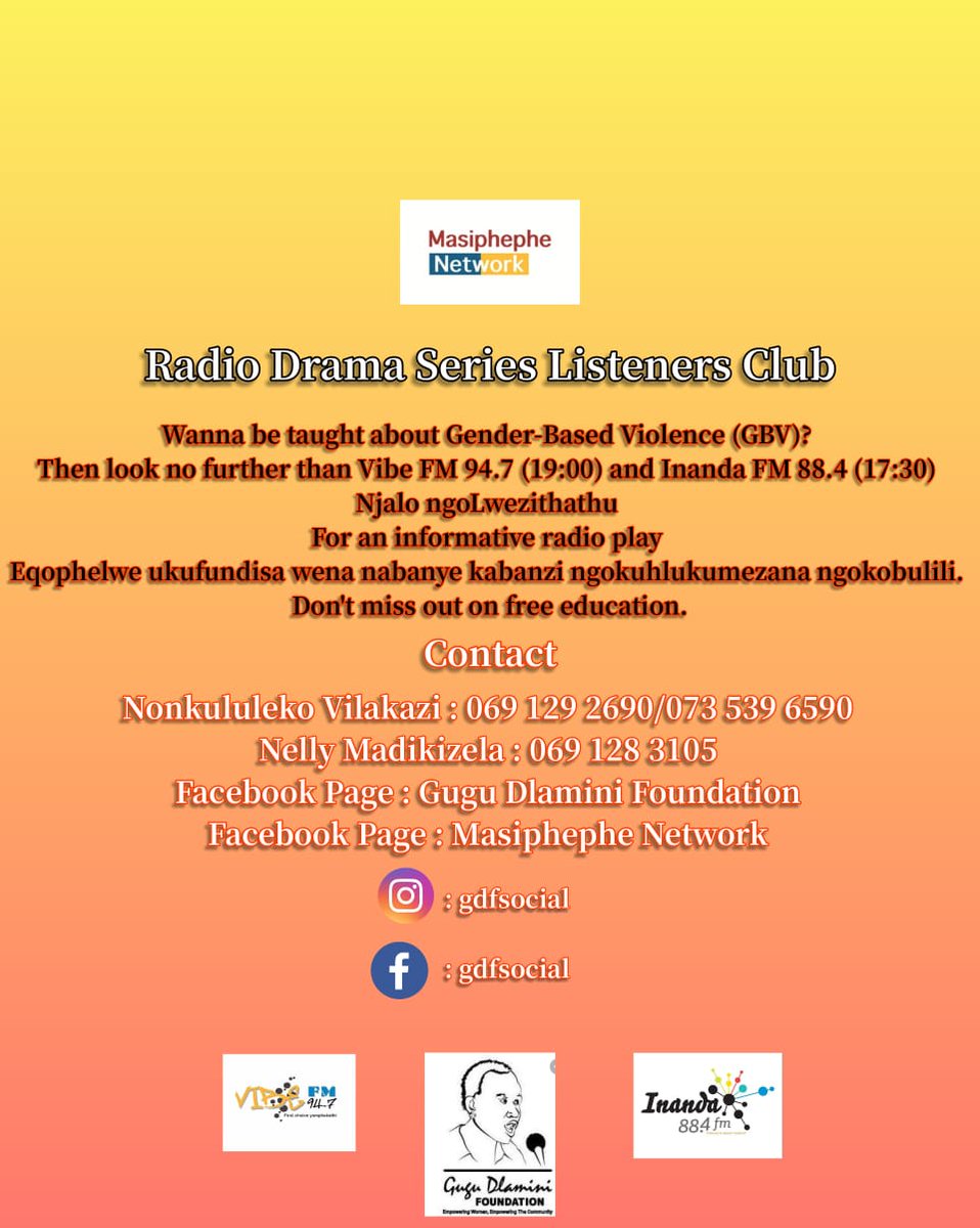 Gugu Dlamini Foundation tweet media