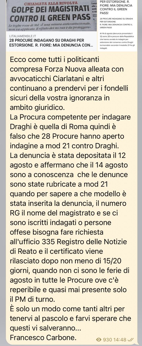SL0g0ut's tweet photo. 👇🏼👇🏼👇🏼 #draghi #indagato https://t.co/lfhThRD5o0