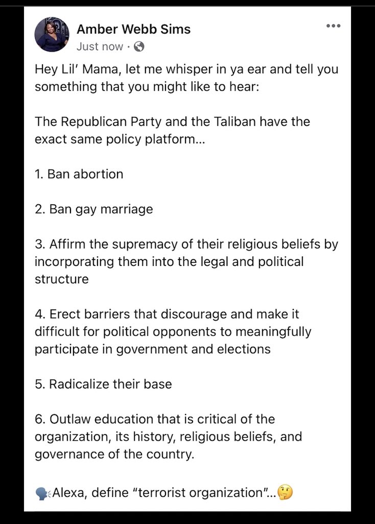 Amber Webb Sims tweet media