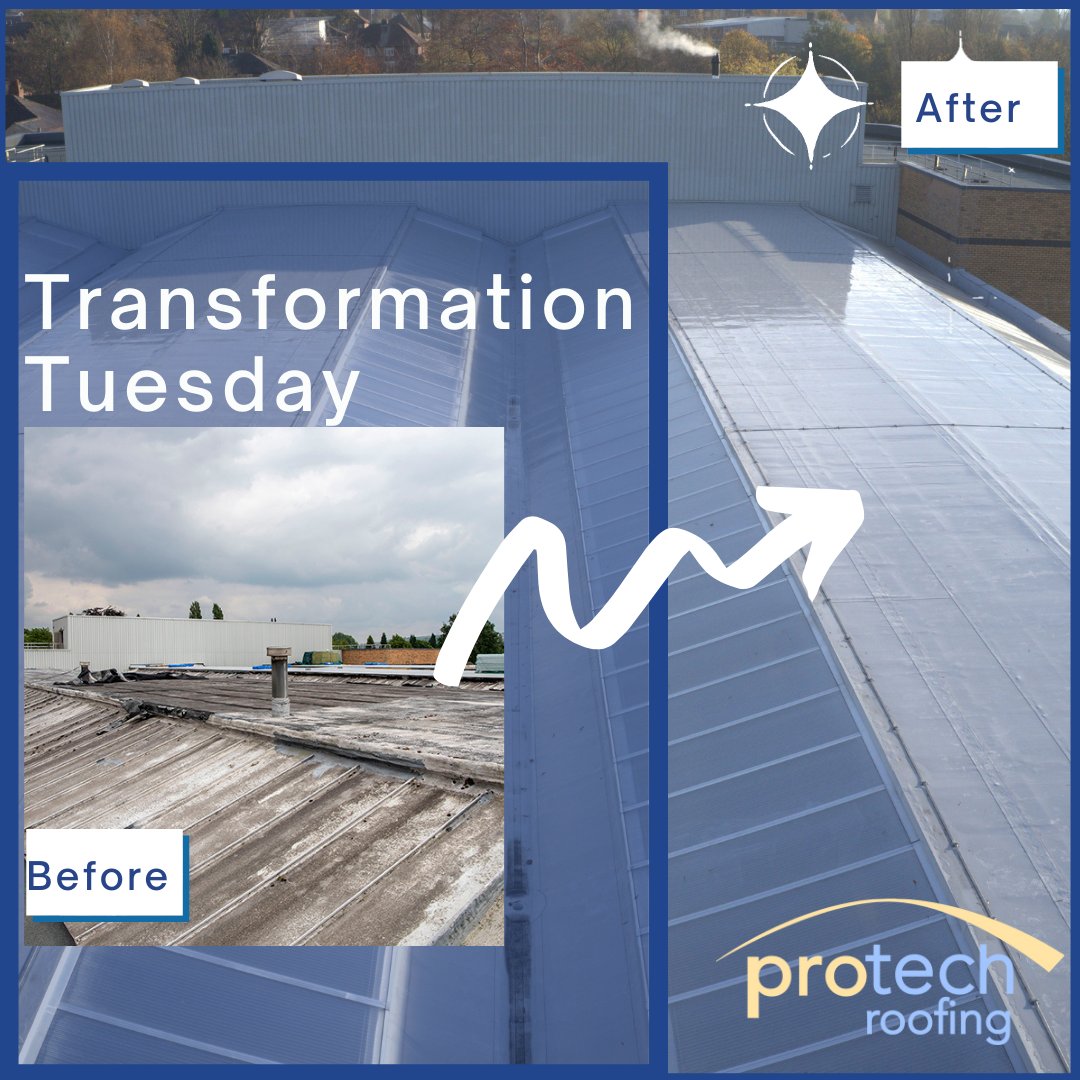 Check out these before and after images of Frederick House- what a difference.  We performed a restoration of the rooflights and Sika Sarnafil on the bays to give this tired roof a clean new slick look and a whole new lease of life! 
#transformationtuesday #sikasarnafil