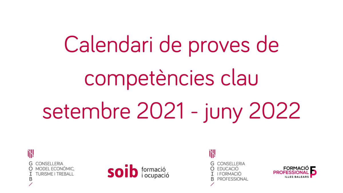 💡Si estàs pensant en cursar un certificat de professionalitat de nivell 2 o 3, i no tens la titulació requerida, pots demostrar que tens els coneixements necessaris superant les proves de competències clau, on es valoren els teus coneixements en matemàtiques i llengües.
➕info👇