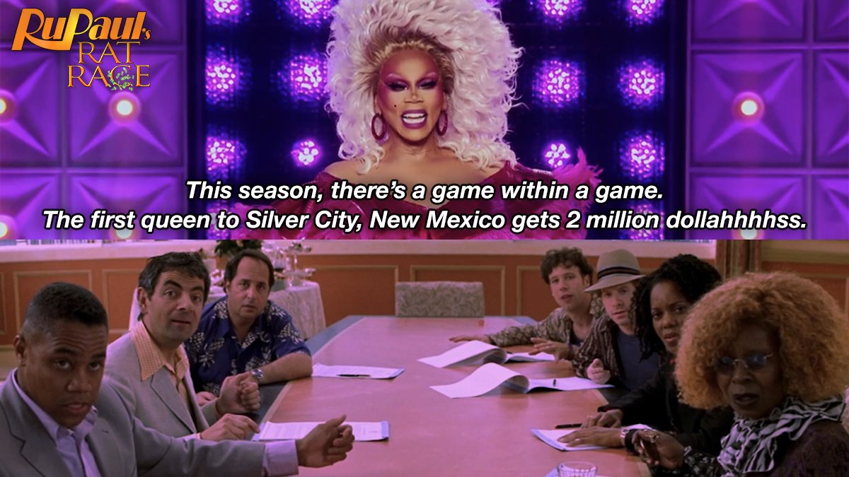 Racers, start your engines, and may the best drag queen win! 🏁💰