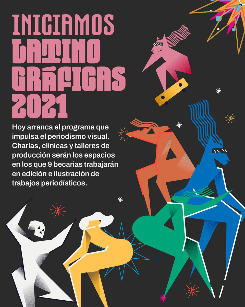 🤩 Es hoy, ¡es hoy! Con mucha felicidad anunciamos el arranque del programa Latinográficas e invitamos a toda la comunidad a estar atenta a nuestros próximos eventos abiertos. 🙌
