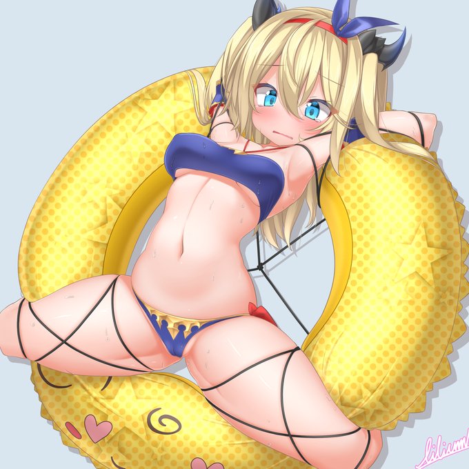 パズドラバインド部水着マリエル編
タコ系触手と悩みました😎
#パズドラバインド部 