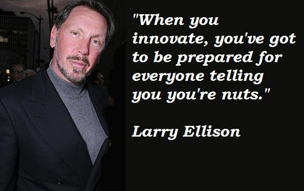  Happy \"Fearless Innovation\" Tuesday! Happy Birthday Larry Ellison! 