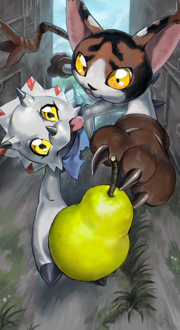 😼🍐

#デジモン #Digimon 