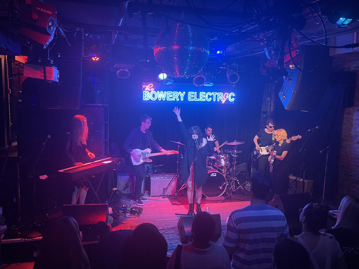 we rocked the <a href="/boweryelectric/">The Bowery Electric ⚡️</a> and i’m still coming down. next show is <a href="/RockwoodNYC/">Rockwood Music Hall</a> on sept 30. the band is 🔥. NYC! don’t miss us before tour!