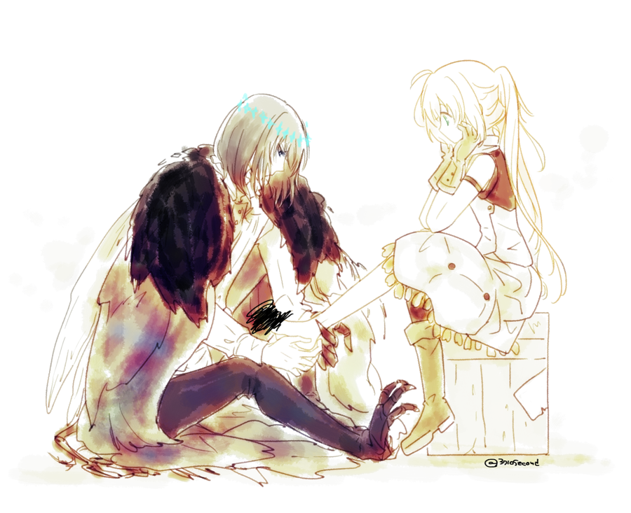 オベロン(Fate) 「愚か者の■■■しい爪先(オベキャス) 」|みなとのイラスト