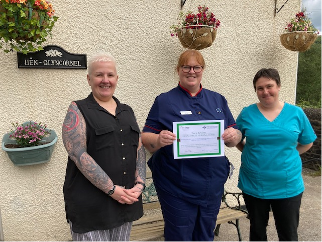 CwmTafMorgannwg's tweet photo. Glyncornel Nursing Home in Tonypandy have successfully completed the 6 Steps to Success education programme supported by the Specialist Palliative Care Team in CTMUHB  

More information 👇 
https://t.co/I9SM6goKxf

#AdoptandSpread #innovation #ctmpalliativecare https://t.co/Fta3fNPpLU