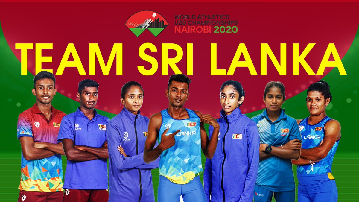 CeylonSportsLk's tweet photo. Junior Team Sri Lanka set to take field from tomorrow at Under 20 World Athletics C'ships @WorldAthletics.. Let's wish them good luck.. !!! #lka @RajapaksaNamal @MahelaJay @SriLankaTweet https://t.co/AIgwWiZ3QX