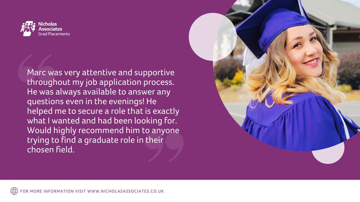 GradSpecialists's tweet photo. 🌟As part of Testimonial Tuesday, we wanted to share this fantastic feedback we received from one of Marc's clients!
🎓We truly care about your future and want to help you in securing your graduate position, so why not get in touch?

#testimonial #review #graduate https://t.co/bInxVkEbIm