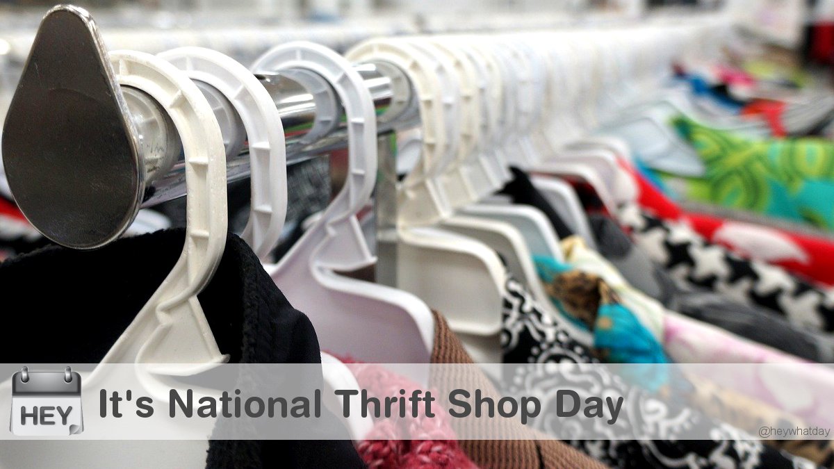 It's National Thrift Shop Day! 
#NationalThriftShopDay #ThriftShopDay #Shopping