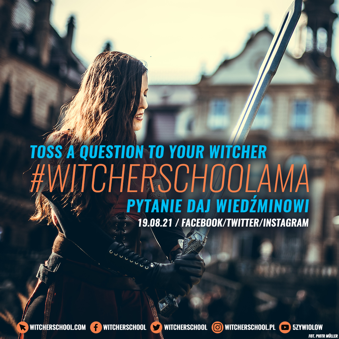 WitcherSchool's tweet photo. We get a lot of questions from people interested in joining us on the Path so we decided on #WitcherSchoolAMA for newcomers who would like to start their adventure at #WitcherSchool. We'll be here for you this Thursday! https://t.co/RCNo3wZMbQ