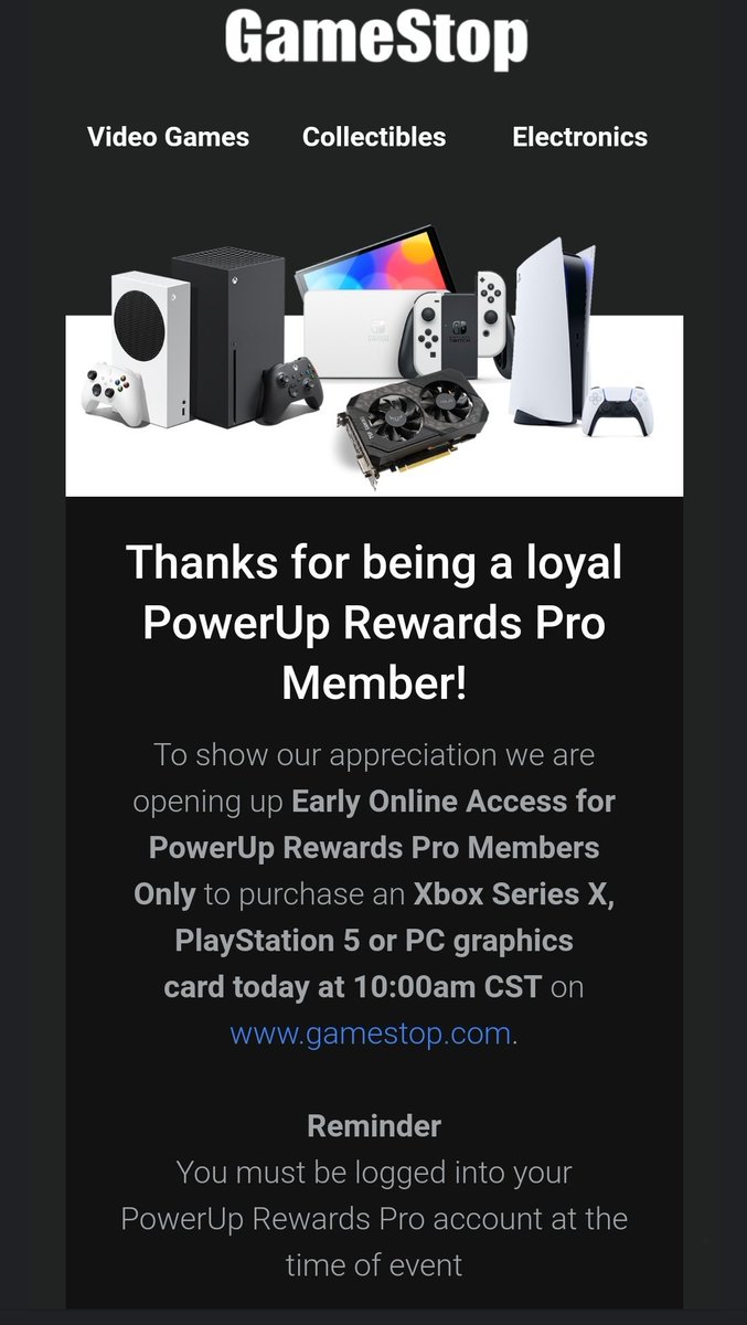 mattswider's tweet photo. ⚠️😮⚠️Confirmed: BIG PS5 + Xbox Series X + GPU restock at 🛑 GameStop 🛑 today: 11am ET / 8am PT

🔴 Need help? I'll live stream this restock with tips: https://t.co/jIGlq4JDFw 
⬆️⬆️⬆️⬆️ 

⚠️ Never buy from Twitter users – they're all scams ⚠️ https://t.co/qKz4VKCLdg
