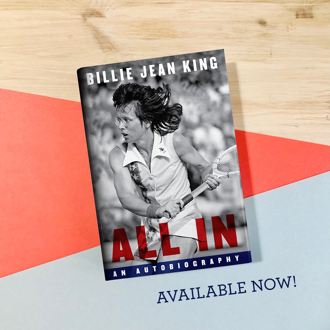 𝐀𝐋𝐋 𝐈𝐍 ‼️

<a href="/BillieJeanKing/">Billie Jean King</a>'s new memoir is available now!

📚: bit.ly/allinphl