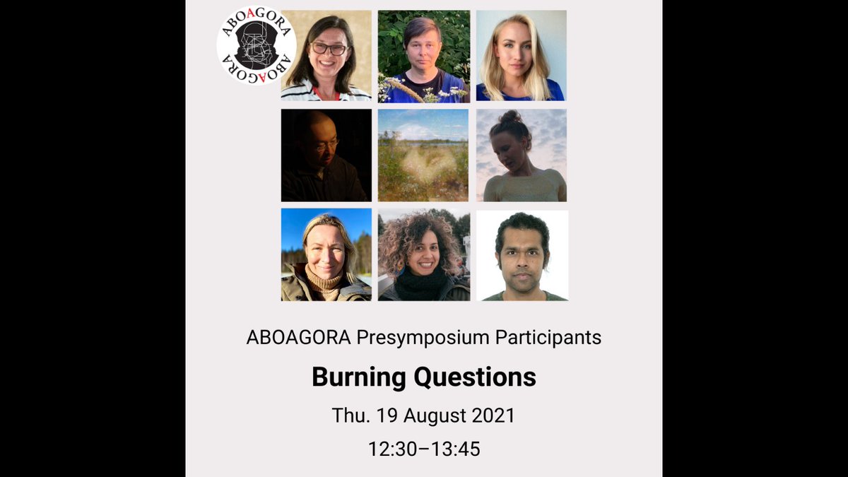 ABOAGORA hosts a Pre-symposium research retreat for Doctoral Candidates in the arts, humanities and sciences and MA Art Students at the Archipelago Center Korpoström on 16–17 August. They will have a discussion at the main event too.

<a href="/UniTurku/">Turun yliopisto - University of Turku</a> <a href="/AboAkademi/">Åbo Akademi University</a> <a href="/Taideakatemia/">Taideakatemia – Turun AMK</a>