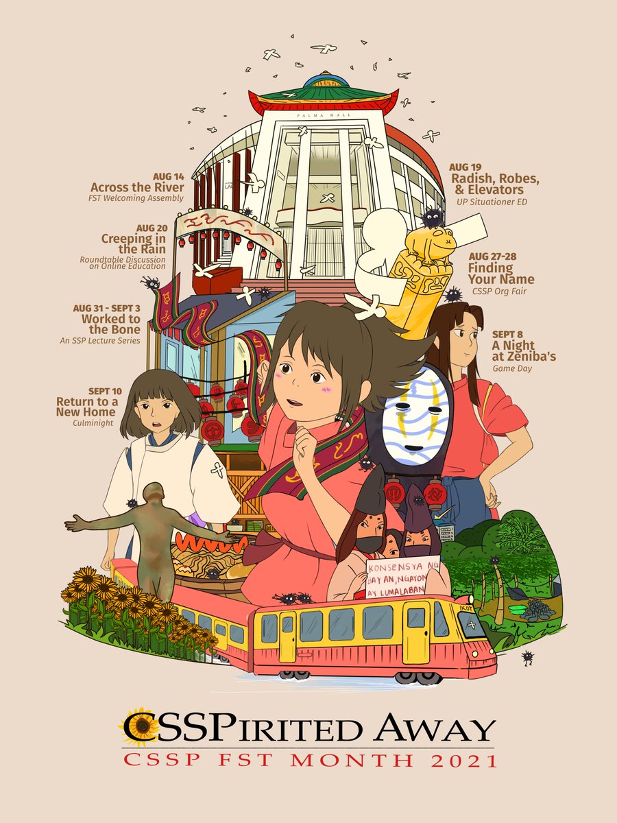 csspfstmonth's tweet photo. [CSSPirited Away: CSSP FST Month 2021]

In the midst of a troublesome time, you see the fabled house of the Konsensiya ng Bayan. It calls to you, it beckons— an adventure just up ahead. Will you let the sun sink and take it on?

#CSSPFSTMonth2021
#CSSPiritedAway
#KaninoPangalanMo https://t.co/A0MYLpa45C