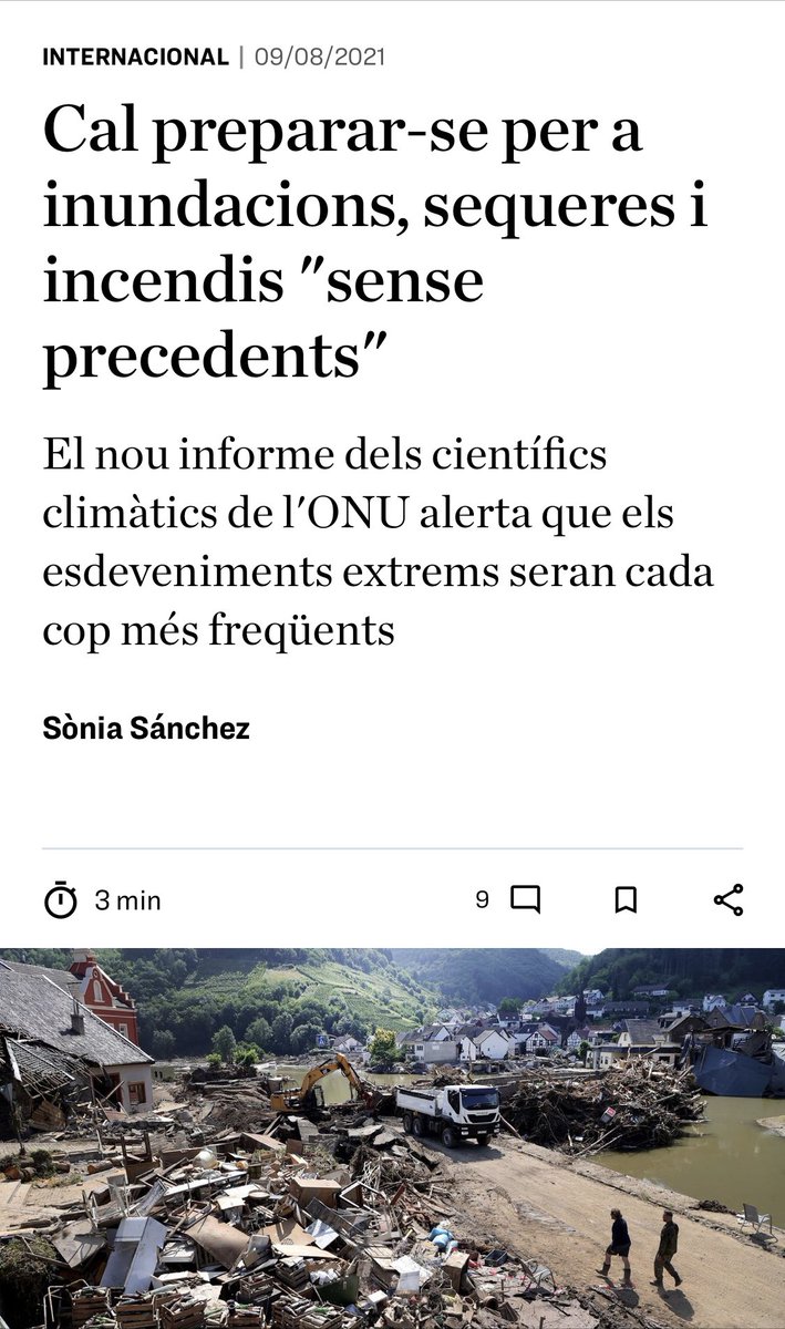 RivasFerran's tweet photo. Fa molta por, però encara en fa més no fer res. Siguem intel•ligents i canviem el model actual https://t.co/JQePMmMUN7
