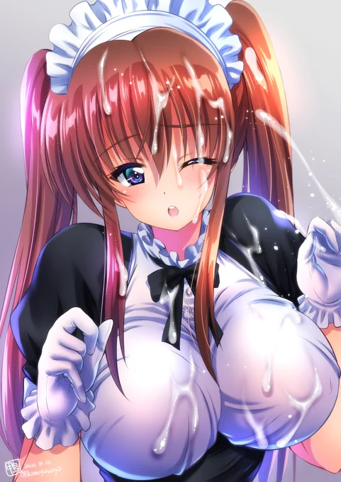 メイドとミルク(特濃)(*^-^*) 