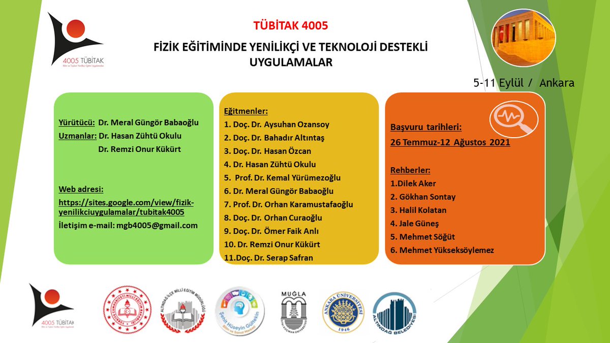 fizik_bilsem's tweet photo. BİLSEM Fizik Öğretmenlerinin öncelikli olarak katılabileceği "Fizik Eğitiminde Yenilikçi ve Teknoloji Destekli Uygulamalar" başlıklı Tübitak 4005 projesine başvuru için son 2 gün!
https://t.co/9zHncnDqfs https://t.co/ocaUXmC8fj