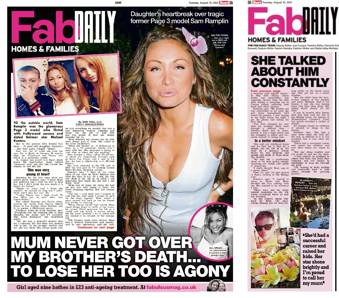 Hook News (@hooknewspress) on Twitter photo Exclusive in today's <a href="/TheSun/">The Sun</a> - we spoke to Summer Ramplin, daughter of glamour model Sam Ramplin. Read online: thesun.co.uk/fabulous/15823… Exclusive in today's <a href="/TheSun/">The Sun</a> - we spoke to Summer Ramplin, daughter of glamour model Sam Ramplin. Read online: thesun.co.uk/fabulous/15823…