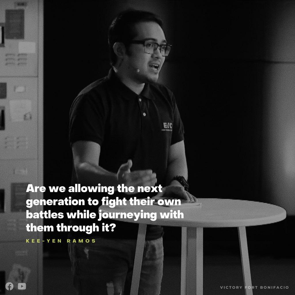 VictoryFort's tweet photo. Are we allowing the next generation to fight their own battles while journeying with them through it?
For the full video preaching, watch here: https://t.co/NTpf6Dijcb #GenerationWe https://t.co/gHjrsd11Ai