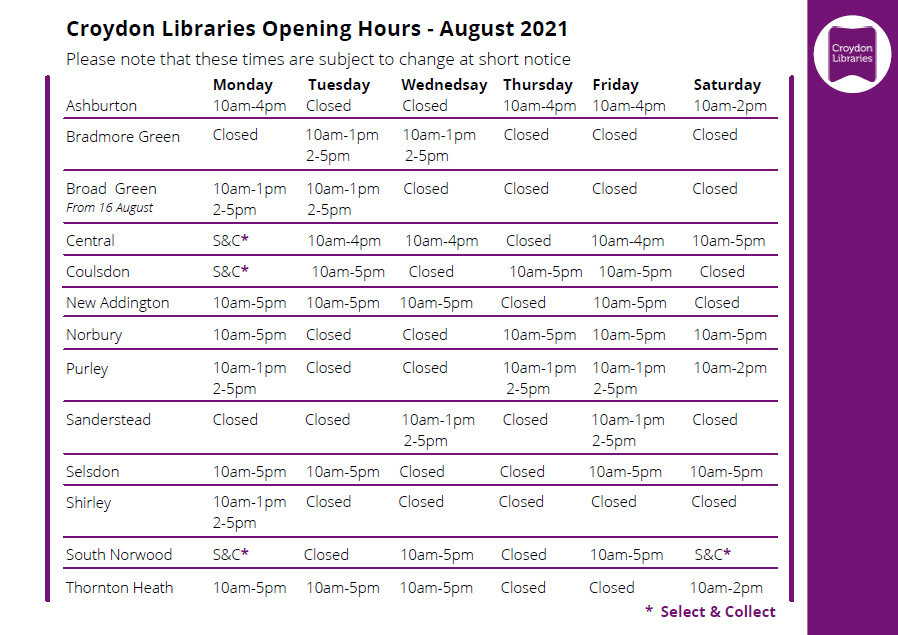 CroydonLibs's tweet photo. Been into your local library yet? Why not pop into #Selsdonlibrary #ThorntonHeathLibrary or #Coulsdonlibrary today? We'd love to see you there. #lovelibraries @yourcroydon @MuseumOfCroydon https://t.co/v68Jr0kQP9
