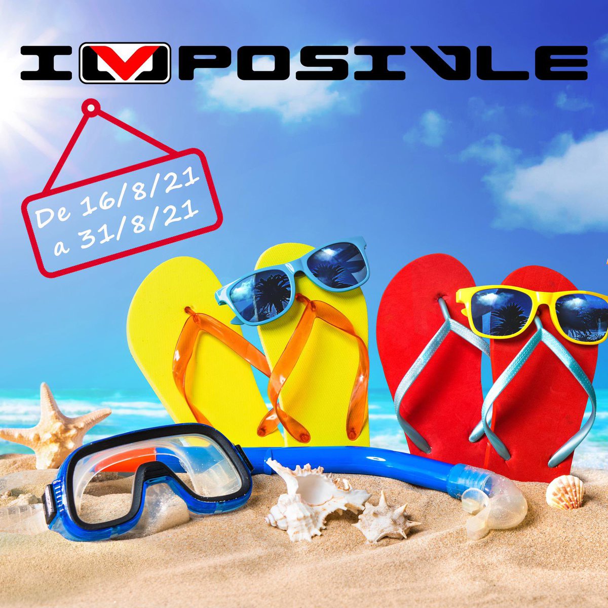 Felices vacaciones de verano a todos!
Este viernes terminamos la temporada.
Os esperamos de nuevo el día 1 de Septiembre con las energías repuestas y los mejores precios! #Malaga #Teatinos #vacaciones
Imposivle.com