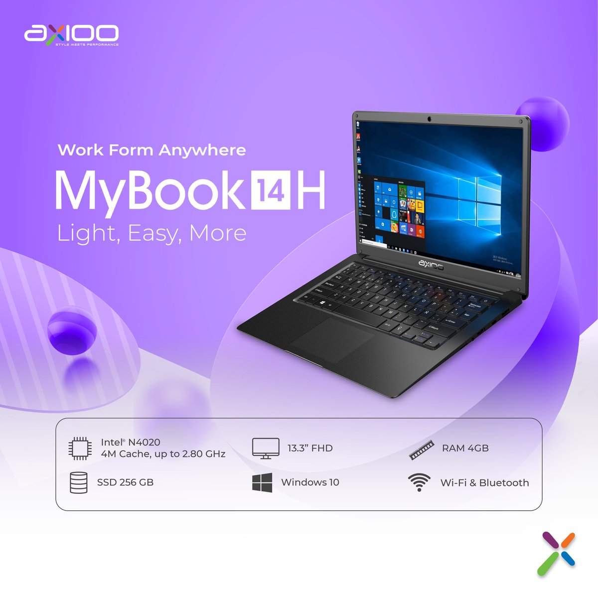 axioo_id's tweet image. MyBook 14H dengan layar berukuran 13,3” FHD kamu dapat dengan nyaman bekerja dimana saja dan kapan saja!

Axioo “Style Meets Performance”
__
#Axioo #AxiooIndonesia #StyleMeetsPerformance #MyBook #MyBook14H #MyBook11G #MyBook14+E #MyBookSeries  #laptopkeren #laptopmurah