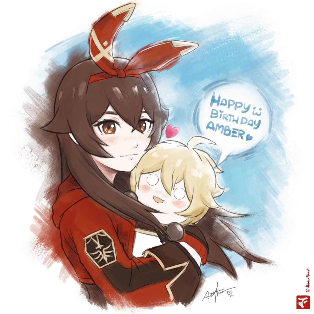 Jhincx_Faust's tweet photo. More #AmberDay Artworks that I did!
.
Happy Birthday Amber! the bestest outrider ever! :D
.
#GenshinImpact #Amber #fanart #AdventureswithKlee https://t.co/IUZSW7Wt3Q