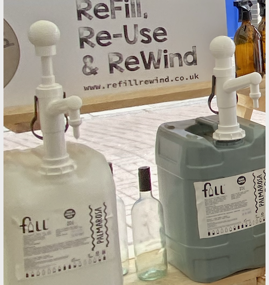 RefillRewind's tweet photo. Enough plastic bottles are tossed away each year to circle the planet five times! We can combat this by using refillable containers. So, why not come visit on a Saturday at @NuLMarkets for your refills. Make Saturday your Refill Day and do your bit to be Green, Clean and Serene! https://t.co/hnJrmMkfiB