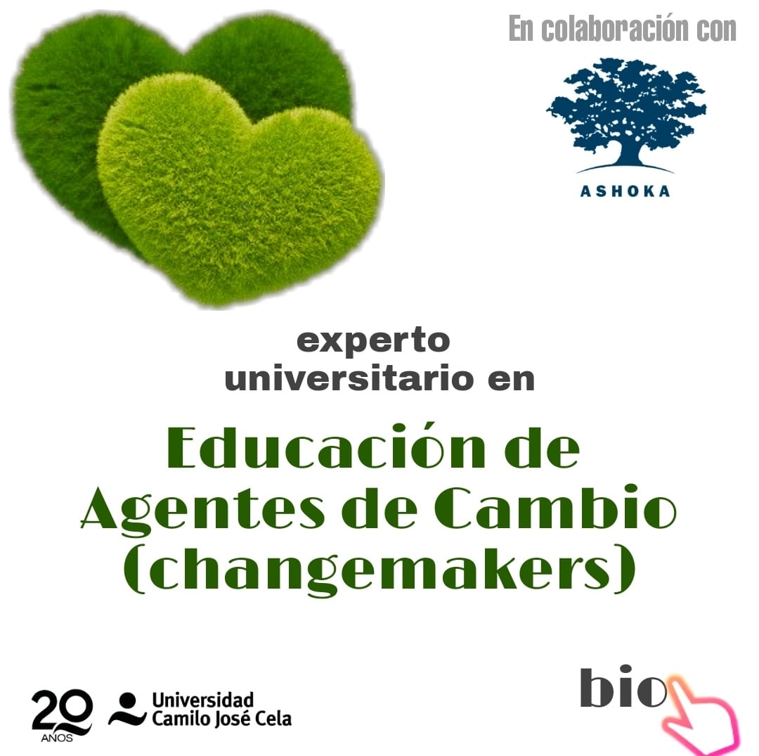 AshokaSpain's tweet image. Junto con @EducacionUCJC impulsamos y co-diseñamos este curso destinado a personas que quieran educar despertando el potencial transformador de las y los alumnos, para mejorar el mundo como agentes de cambio social
📍Mas información: ow.ly/zLEg50FLQcr