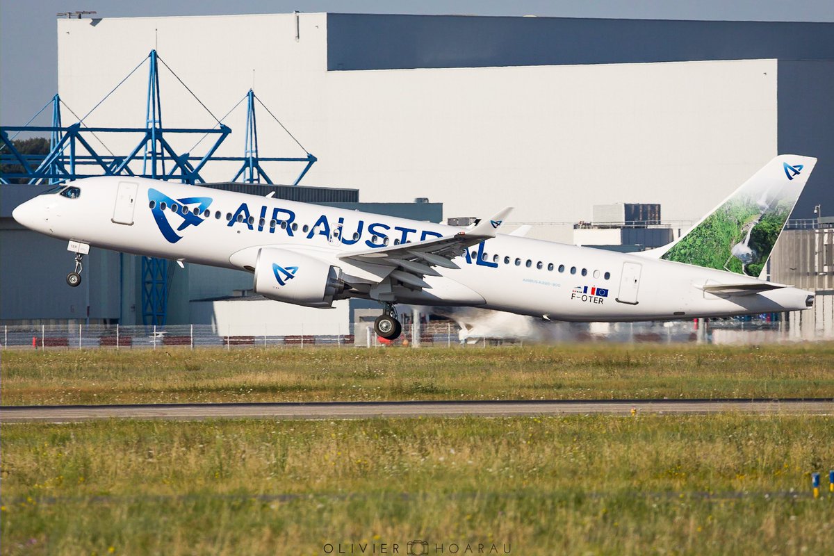 OlivierHoarau's tweet photo. 🇷🇪 On the way back home 🏡 #FOMER, #FOLAV and #FOTER, the 3 news #Airbus #A220 of @FlyAirAustral leaving #Toulouse this morning to join their home base, #LaReunion ✈️ See you soon 😍
#AvGeek #AirAustral #toulouseairport #reunionisland #flyairaustral https://t.co/OoL5yTs6mW