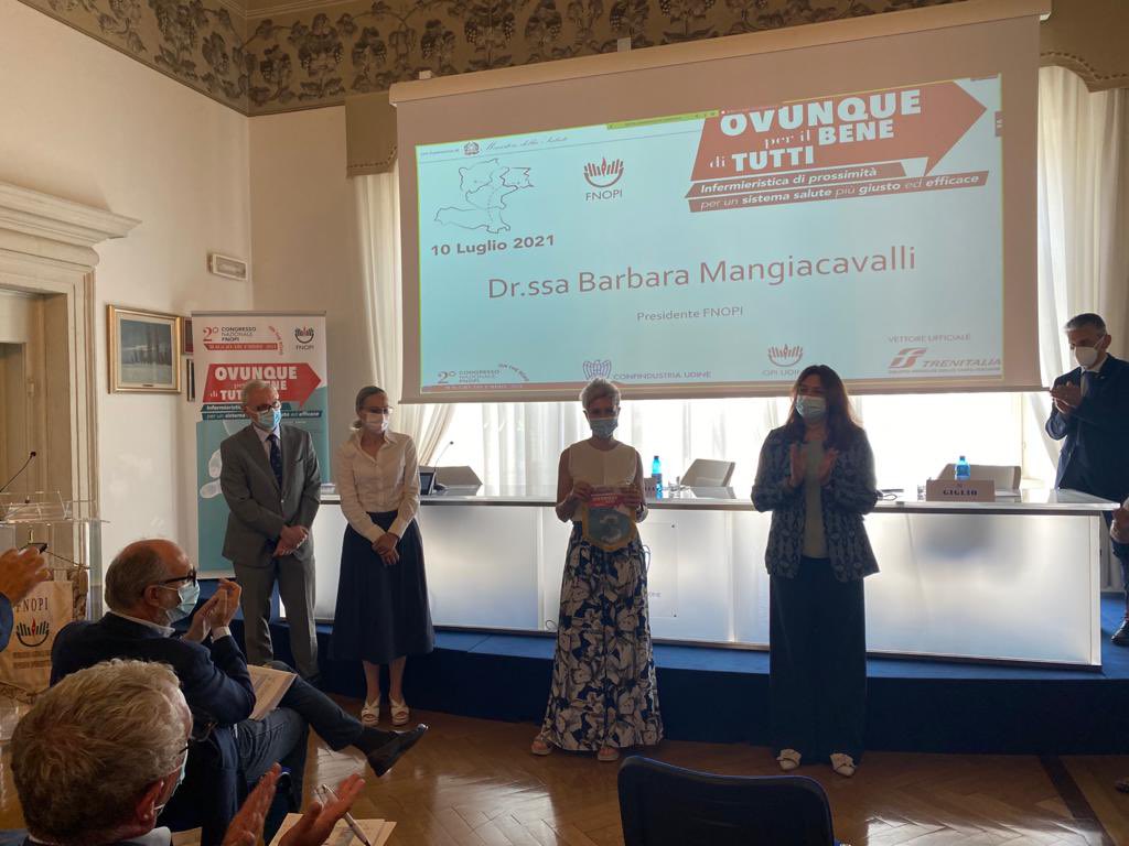 ProcareEurope's tweet photo. Italian Procare team represented by @barbaralusigne at the National @FNInfermieri disseminating our achievements and strategies about how to build bridges between hospitals and faculties through the use of scientific based practices https://t.co/yNubNGFPKW