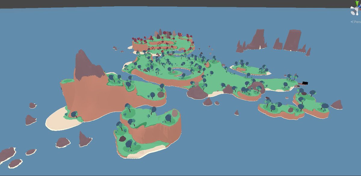 KityBuilder's tweet image. We are working on the design of the different islands of the game, their aesthetics, biome, special corners and collectibles that you will find in each one of them 🏝️😺 We'll tell you a bit about how we've approached it: #gamedesign #madewithunity #gamedev