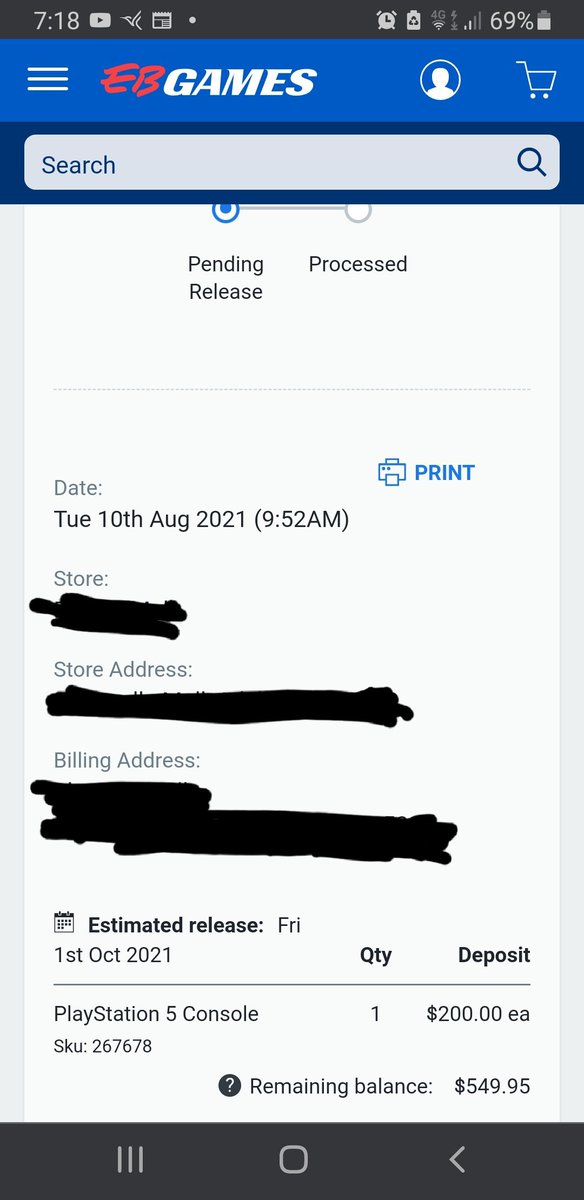 gilliganshat's tweet photo. @PS5Stockcomau Hey mo, did the pre-order for ebgames and all seems good. Also called a jbhifi and they started excepting people on a list, 30 people so things are coming up Milhouse. Will definitely donate once I get that thing in my hands 🙂 https://t.co/1Q97LagPt0