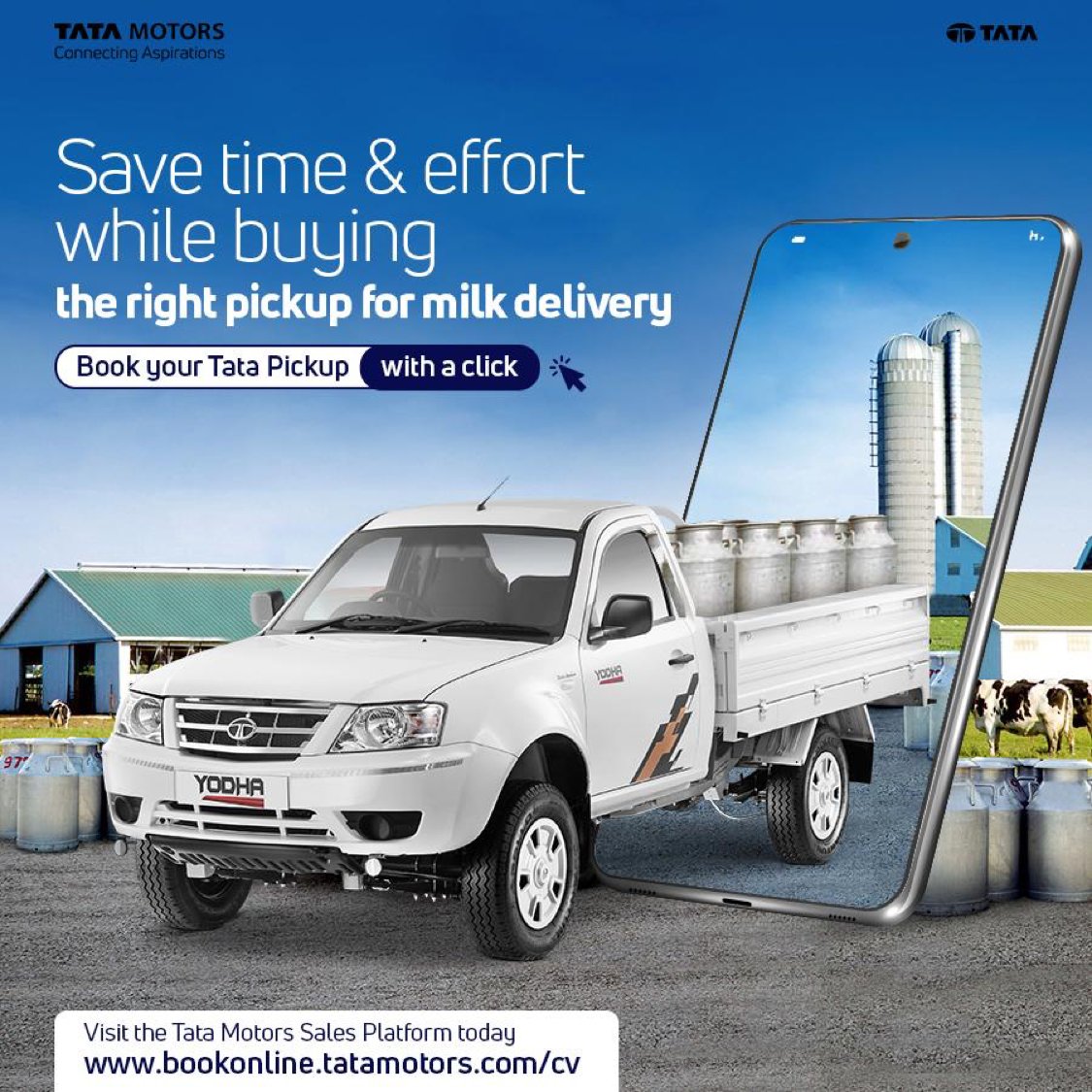 tata milk van