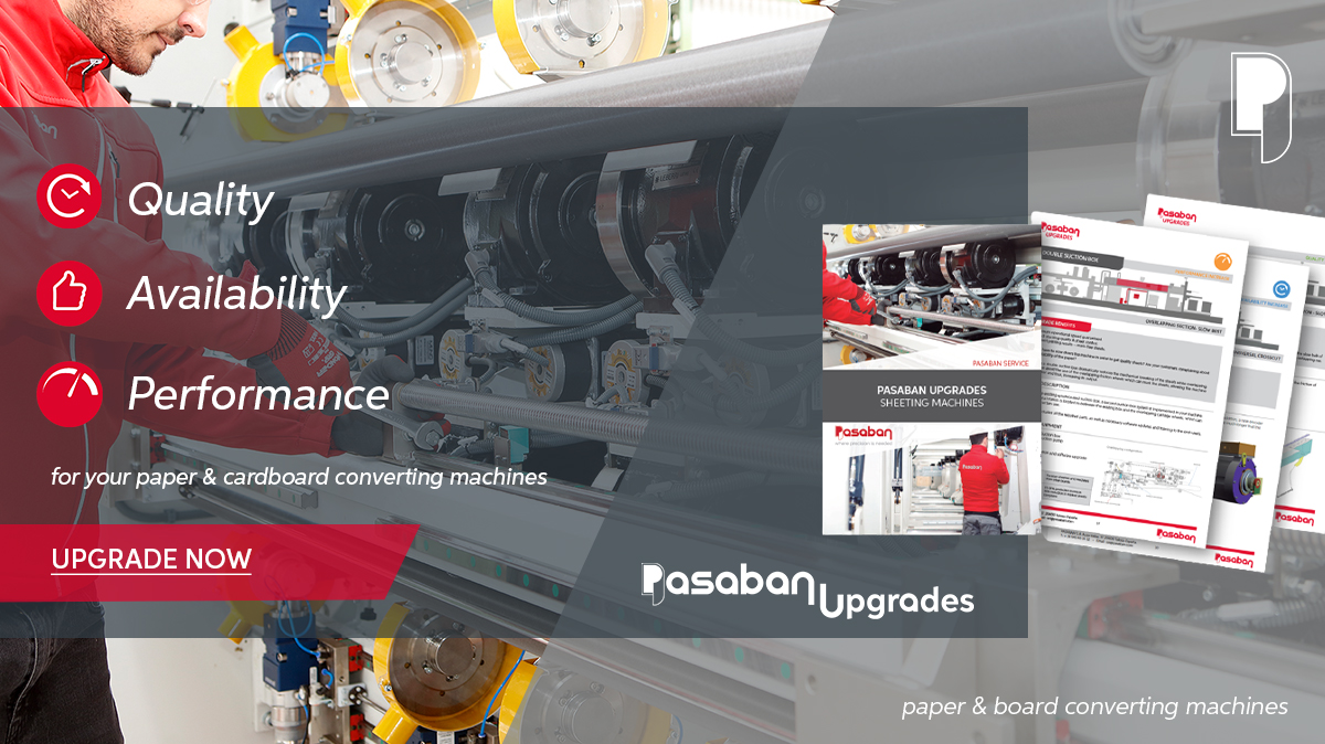 The benefits of upgrading your sheeter or winder includes increasing the performance and availability of the machine and improving the quality of the finished product. bit.ly/3qh6omL

Pasaban Upgrades | Get the best out of your old paper and board converting machines.