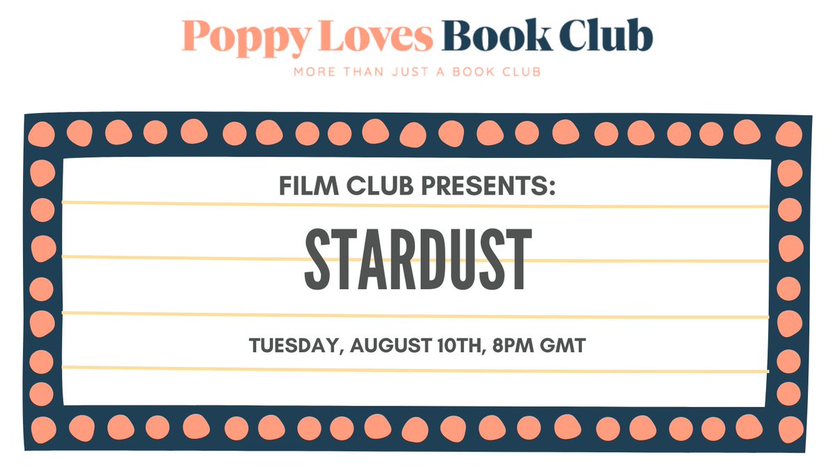 🍿TONIGHT: Film Club presents (as voted by you) STARDUST! 🌟🌟🌟
See you in our Facebook group at 8pm GMT and we'll all hit play on Netflix together. Get your popcorn ready, we're off on a fantasy adventure...💫 #buildingcommunity